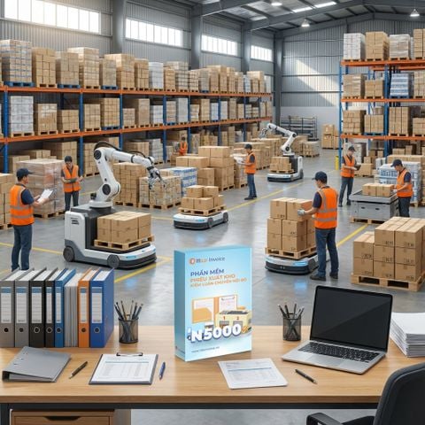 Phần mềm Phiếu xuất kho kiêm luân chuyển nội bộ 5000 số 1 năm