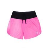  Quần Short thể thao chạy bộ nữ đa năng MOTIVE WM SHORT BELT - Màu hồng / Trắng loang 