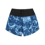  Quần Short thể thao chạy bộ nữ đa năng MOTIVE WOMAN SHORT BELT - Màu xanh họa tiết 