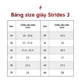  Giày Thể Thao Chạy Bộ Nam Nữ Goya Strides 3 Năm 2025 Trắng Kem 