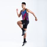  Áo Singlet chạy bộ nam Premium Wolf Active Luminary W276, công nghệ Seamless & Flatlock 