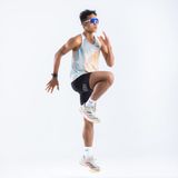  Áo Singlet chạy bộ nam Premium Wolf Active Luminary W276, công nghệ Seamless & Flatlock 