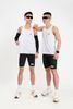  Áo chạy bộ Nam Singlet - TRẮNG TINH - Ép nhiệt Pr Sport 
