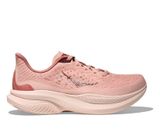  Giày Chạy Bộ Nữ Hoka Mach 6 Wide Road - Rose Latte / Blush 