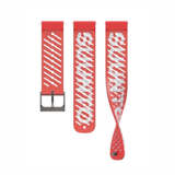  Dây Đồng Hồ Suunto 22mm ATH5 Silicone - Lava Red 