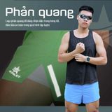  Quần Short Chạy Bộ Athlet ATQ402 Đa Năng , Có Đai Belt - Xanh Dương 