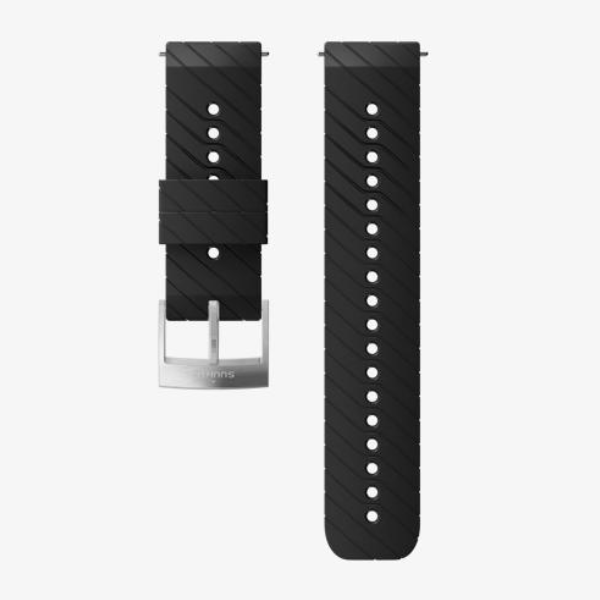 Dây đồng hồ Suunto 24mm Athletic 3 - Black/Steel