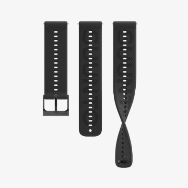  Dây Đồng Hồ Suunto 22mm ATH6 Silicone - All Black 