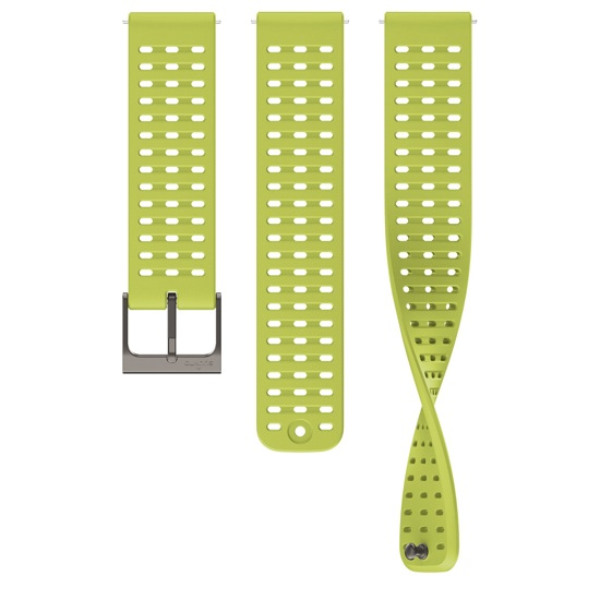 Dây đồng hồ Suunto 22mm ATH2 Silicon Vertical - Light Lime