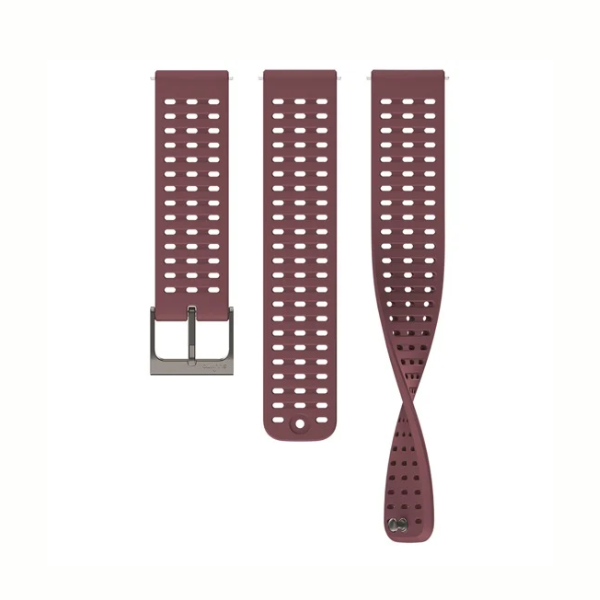 Dây đồng hồ Suunto 22mm ATH2 Silicon - Dark Rubby