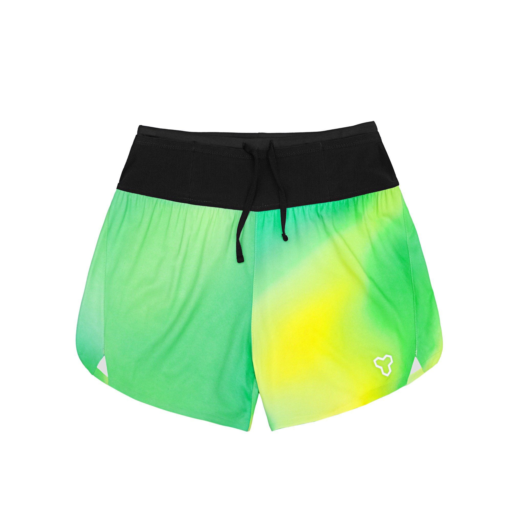  Quần Short thể thao chạy bộ nữ đa năng MOTIVE WOMAN SHORT BELT - Màu xanh / Xanh vàng 