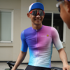  [Nam] Áo Đạp Xe Nam Motive Men Cycling Jersey - Tím Ombre 
