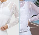  Áo Khoác Chạy Bộ Nữ RunTiger 5906B - Màu Trắng 