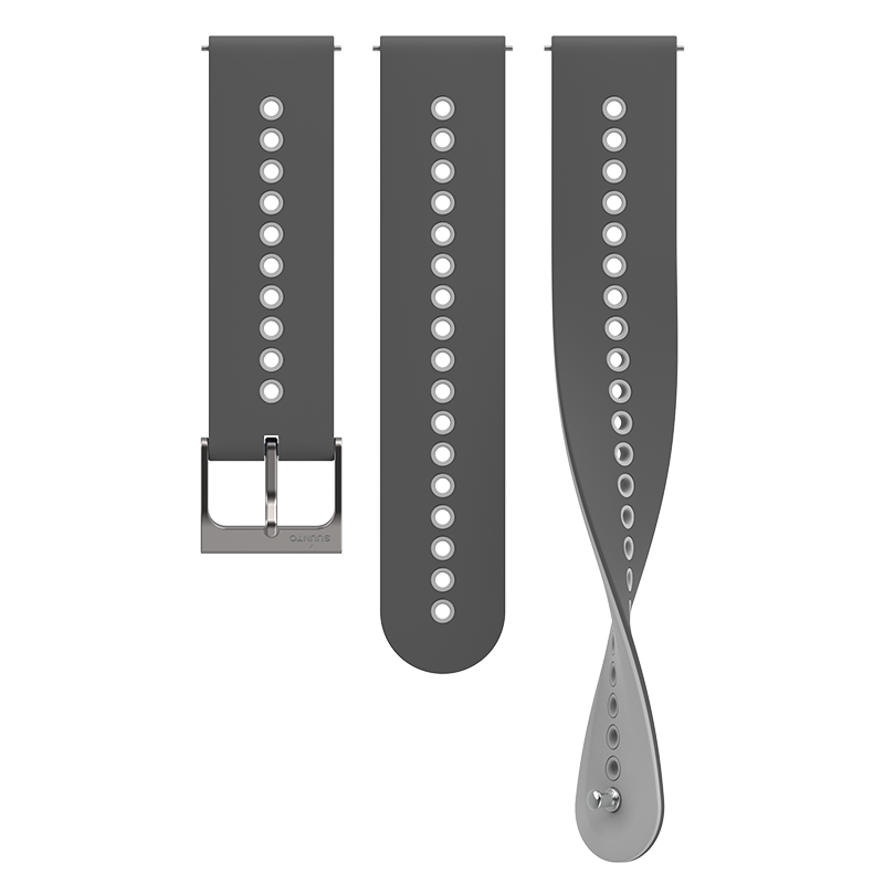 Dây đeo đồng hồ Suunto 22mm Urban 4 Silicon - Rock Grey