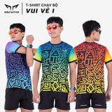  Áo Chạy Bộ Nam Wolf Active Vui Vẻ 1 W34, Chất Vải Wolf Active Cao Cấp Siêu Nhẹ, Nhanh Khô 