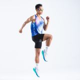  Áo Singlet chạy bộ nam Premium Wolf Active Luminary W276, công nghệ Seamless & Flatlock 