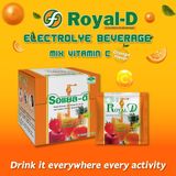  Bột Điện Giải Hòa Tan Royal-D Electrolyte Beverage Vitamin B1, B2, B6 Và Vitamin C - Vị Cam 