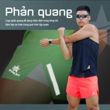  Quần Short Chạy Bộ Athlet ATQ403 Đa Năng , Có Đai Belt - Cam 