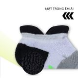  Tất/Vớ Cổ Ngắn Upper You Max Cushion SPM2001 Dày Dặn Êm Ái - Trắng Đen Xám 