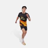  Áo thun thể thao chạy bộ nam nữ NEVER GIVE UP full màu - Siêu nhẹ, thoáng mát, co giãn tốt 