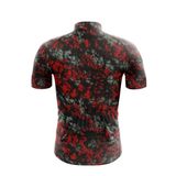  Áo thun thể thao đạp xe nam MOTIVE MEN CYCLING ENDURO - Đỏ họa tiết 