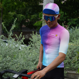  [Nam] Áo Đạp Xe Nam Motive Men Cycling Jersey - Tím Ombre 