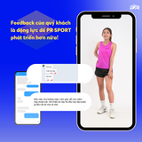  Áo chạy bộ Nữ Singlet - TÍM CHUYỂN NHIỆT - Ép nhiệt | Áo chạy bộ PR SPORT 