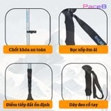  Gậy Leo Núi Trekking Husky Scarf 