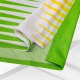  Áo chạy bộ Nam Singlet - XANH VÀNG - Ép nhiệt | Áo chạy bộ PR SPORT 