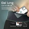  Quần Short Chạy Bộ Athlet ATQ404 Đa Năng , Có Đai Belt - Đen 
