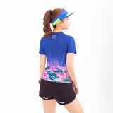  Áo Thun Nữ Chạy Bộ Wolf Active Tropical Energy W213, Chất Vải Nhẹ, Nhanh Khô, Thoáng Khí 