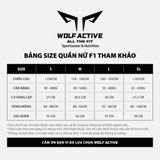  Quần 2 lớp chạy bộ nữ Wolf Fly 270, quần chạy siêu nhẹ, xẻ tà thoải mái bứt tốc 