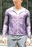  Áo Khoác Chạy Bộ Aspire Một Màu Có Nón APK103 - Tím 