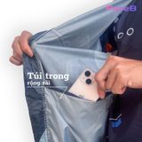  Áo Khoác Chạy Bộ Athlet Đi Mưa Chống Thấm  - Màu Xám 