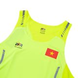  Áo chạy bộ Singlet màu xanh | Áo chạy bộ PR SPORT 