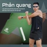  Quần Short Chạy Bộ Athlet ATQ404 Đa Năng , Có Đai Belt - Đen 