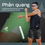  Quần Short Chạy Bộ Athlet ATQ408 Đa Năng , Có Đai Belt - Xám Loang 