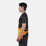  Áo thun thể thao chạy bộ nam nữ NEVER GIVE UP full màu - Siêu nhẹ, thoáng mát, co giãn tốt 