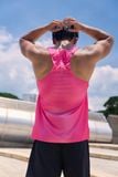  Áo Thun Thể Thao Chạy Bộ Nam MOTIVE Men Race Singlet (49g) - (Màu Hồng) 