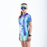  Áo Thun Chạy Bộ Nữ Wolf Active Light Fern W263, Chất Vải Wolf Active Mỏng Nhẹ, Tôn Dáng, Mát Mẻ 