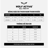  Áo Chạy Bộ Nam Wolf Active Vui Vẻ 2 23, Chất Vải Cao Cấp Nhẹ, Nhanh Khô, Co Giãn 4 Chiều 