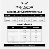  Áo Polo Nam Thể Thao Pickleball Wolf Active Pro Active W210, Chất Vải Mềm Mịn, Thấm Hút Mồ Hôi 