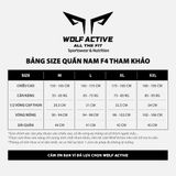  Quần Tập Gym Nam Wolf Active Fitpro W183, Quần Thể Thao Form Basic, Vải Bền Bỉ, Thoải Mái Vận Động 
