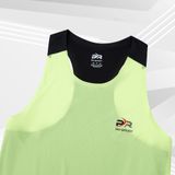  Áo chạy bộ Nam Singlet - XANH ĐEN - Ép nhiệt | Áo chạy bộ PR SPORT 