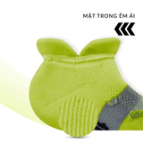  Tất/Vớ Cổ Ngắn Upper You Light Cushion SPM2002 - Xanh Neon 