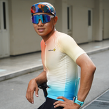  Áo đạp xe nam Motive Men Cycling Jersey - Vàng Ombre 