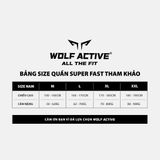  Quần short chạy bộ nam Wolf Active Wolf Lite W152, quần chạy nhẹ, nhanh khô, thoáng mát 
