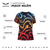  Áo Chạy Bộ Nữ Wolf Active Mạch Ngầm W30, Chất Vải Wolf Active Nhẹ, Nhanh Khô, Thoáng Khí 