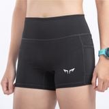  Quần Short Chạy Bộ Nữ, Tập Gym Có Túi Wolf Active Flex V1 180 , Chất Vải Mềm Mịn, Co Giãn 4 Chiều 