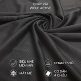  Áo Chạy Bộ Wolf Active Mây Trời Tây Bắc W37, Chất Vải Active Thoáng Mát, Nhẹ Nhàng, Thấm Hút Mồ Hôi 
